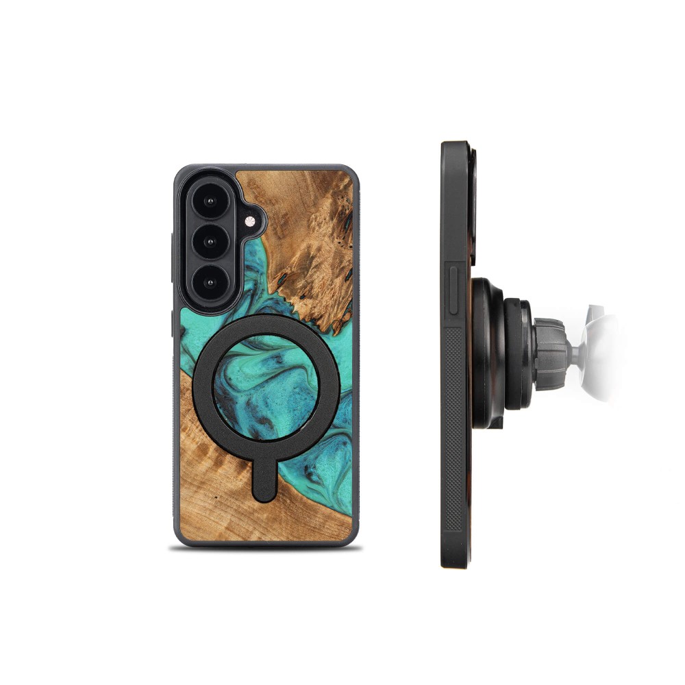 Etui Bewood Unique do Samsung Galaxy A57 5G - Turquoise z MagSafe (2)