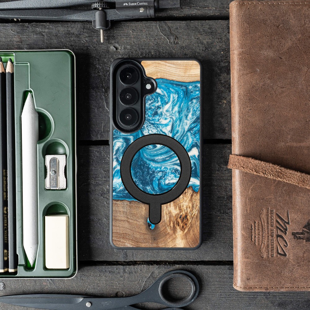 Etui Bewood Unique do Samsung Galaxy A57 5G - Planets - Uran z MagSafe (3)