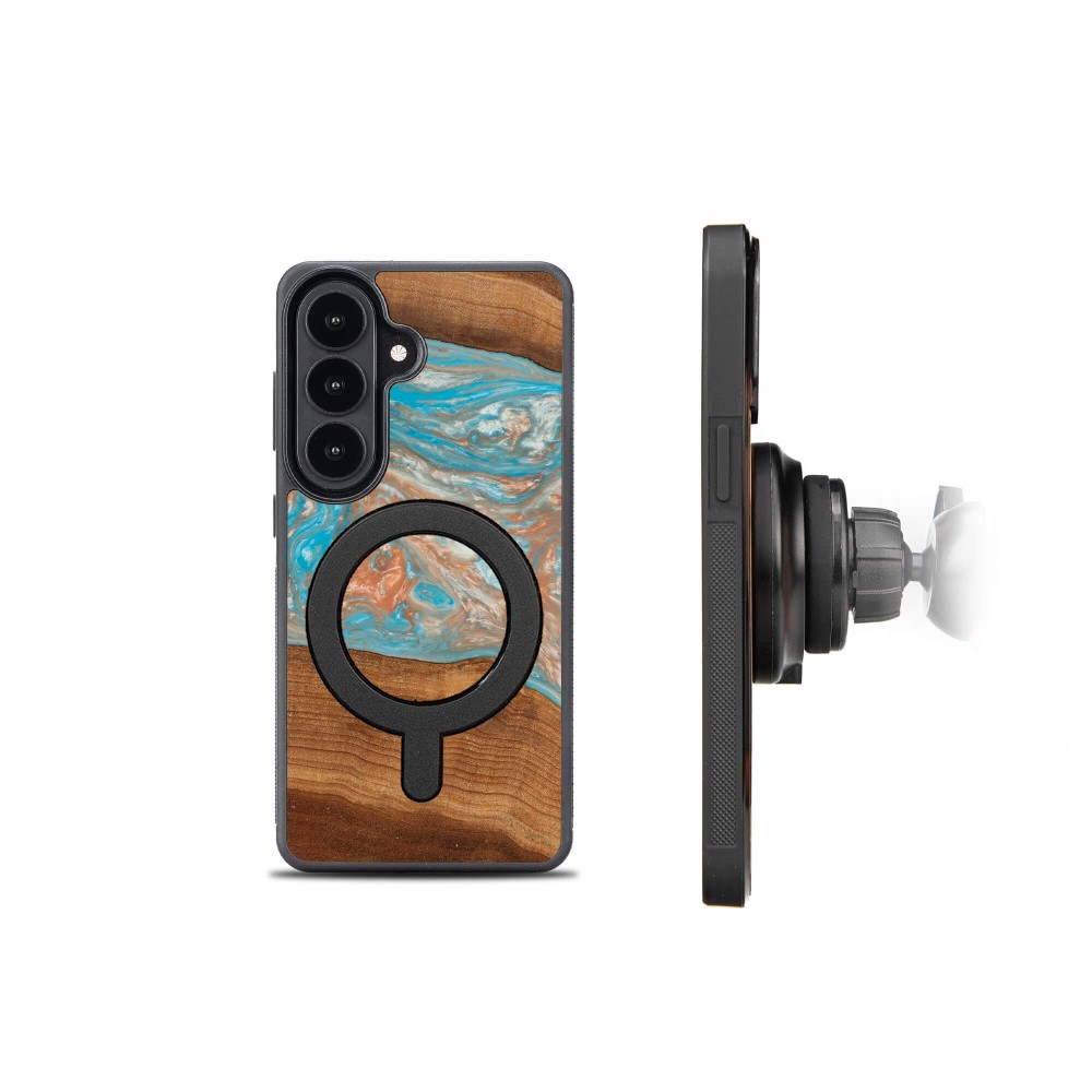 Etui Bewood Unique do Samsung Galaxy A57 5G - Planets - Saturn z MagSafe (2)