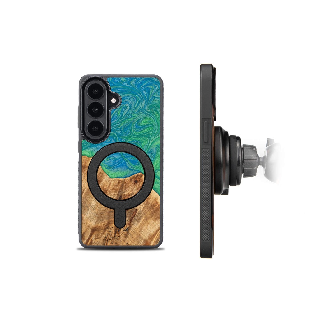 Etui Bewood Unique do Samsung Galaxy A57 5G - Neons - Tokyo z MagSafe (2)