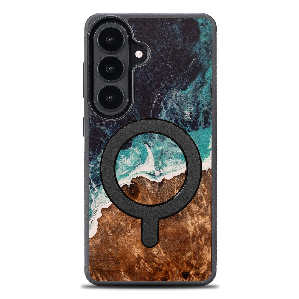 Bewood Resin Case for Samsung Galaxy A57 5G - Dream  Island with MagSafe (3)