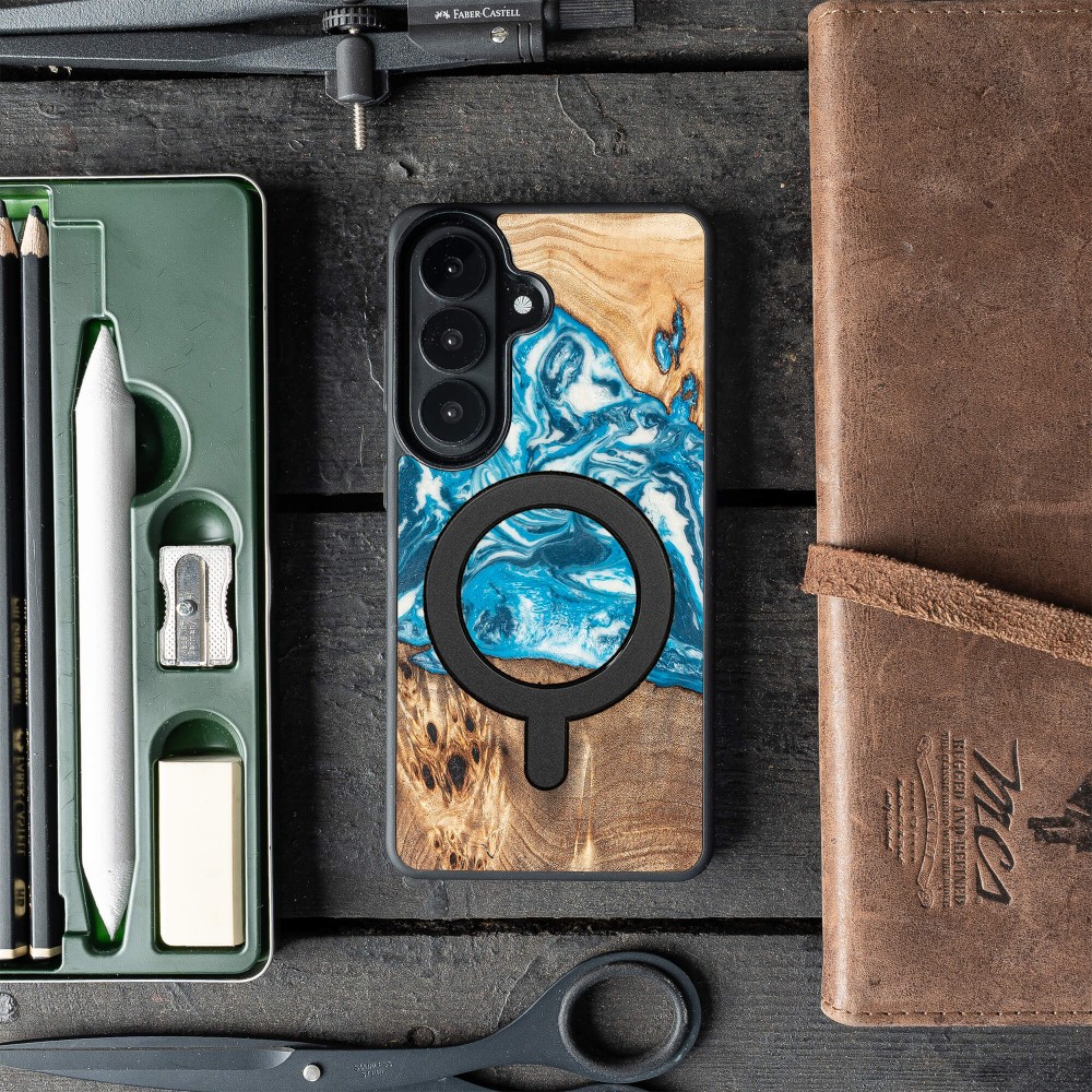 Etui Bewood Unique do Samsung Galaxy A37 5G - Planets - Uran z MagSafe (3)