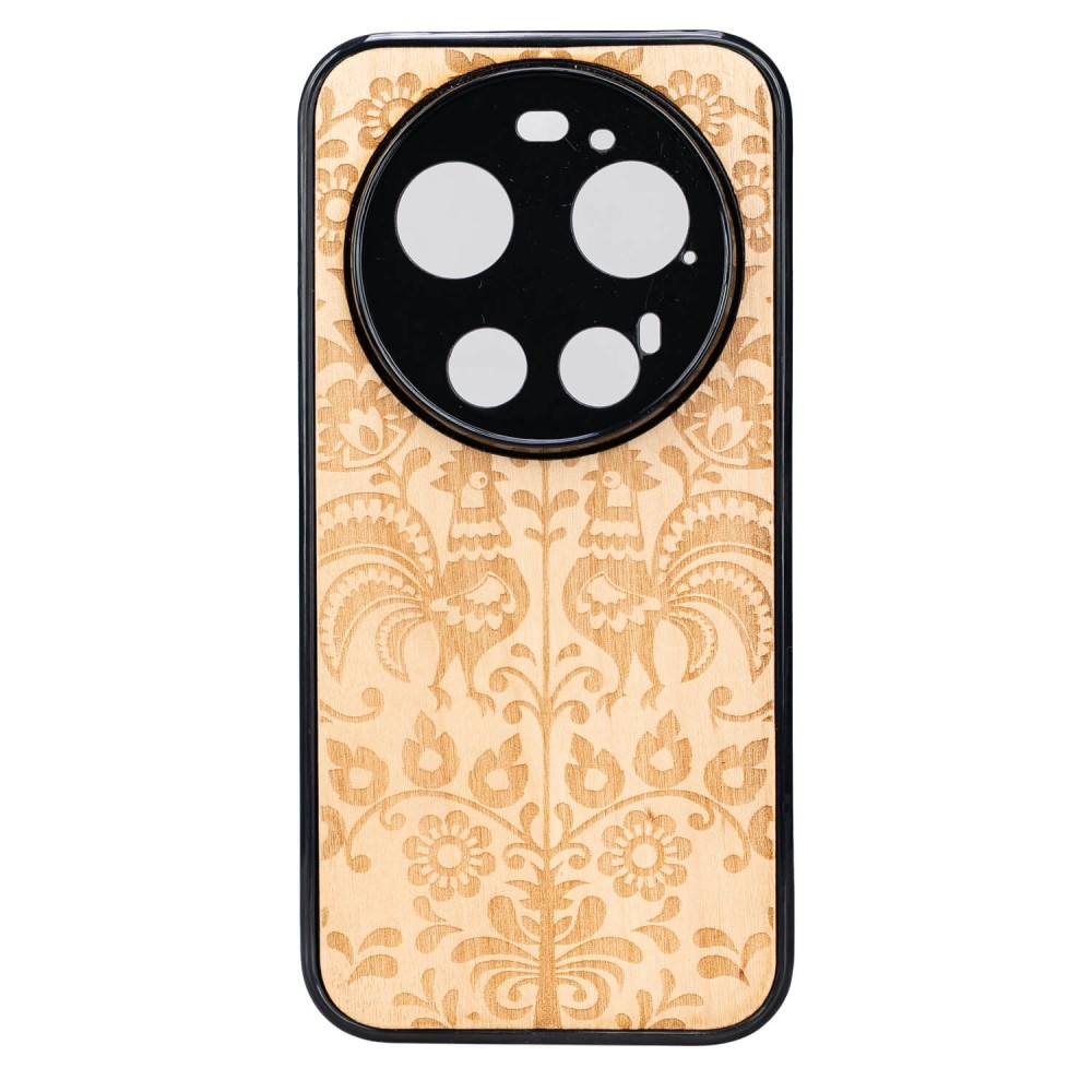 Drewniane Etui Bewood do Xiaomi 17 Ultra POLSKI FOLK ANIEGRE (1)