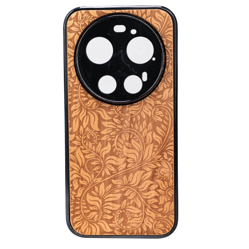 Drewniane Etui Bewood do Xiaomi 17 Ultra LIŚCIE JABŁOŃ (1)