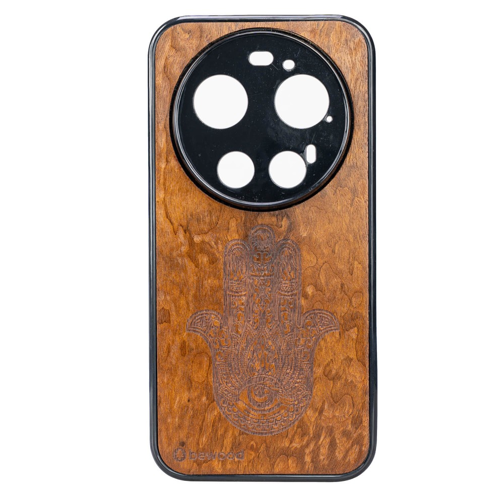 Drewniane Etui Bewood do Xiaomi 17 Ultra HAMSA IMBUIA (1)