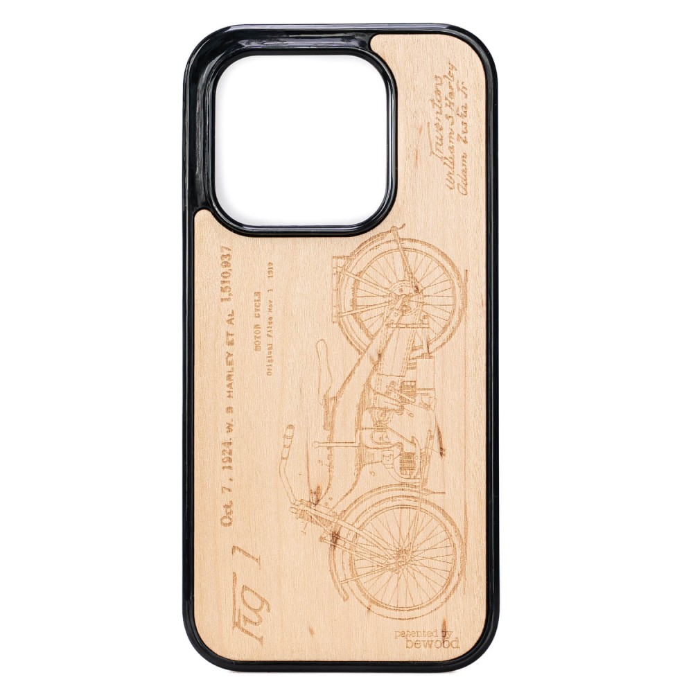 Drewniane Etui Bewood do Xiaomi 17 HARLEY PATENT ANIEGRE (1)