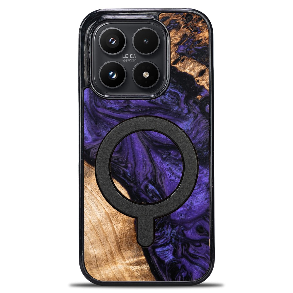 Etui Bewood Unique do Xiaomi 17 - Violet z MagSafe (1)