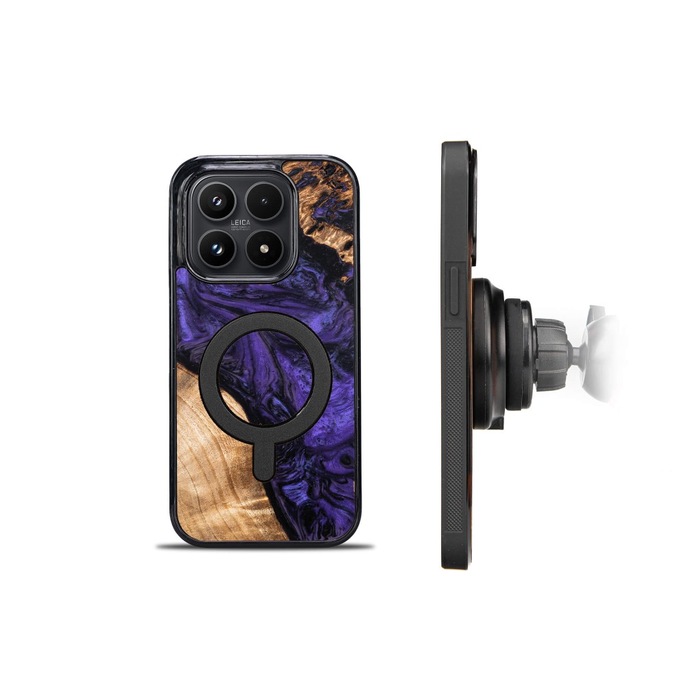 Etui Bewood Unique do Xiaomi 17 - Violet z MagSafe (2)