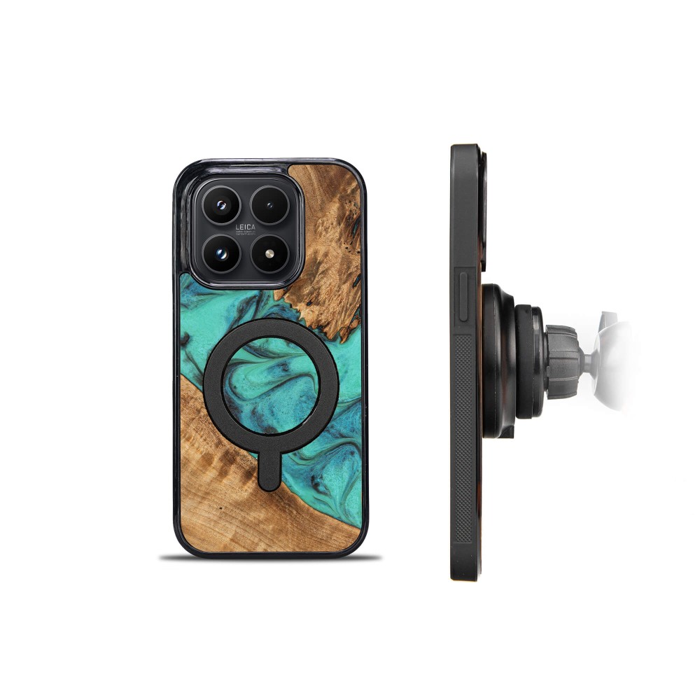 Etui Bewood Unique do Xiaomi 17 - Turquoise z MagSafe (2)