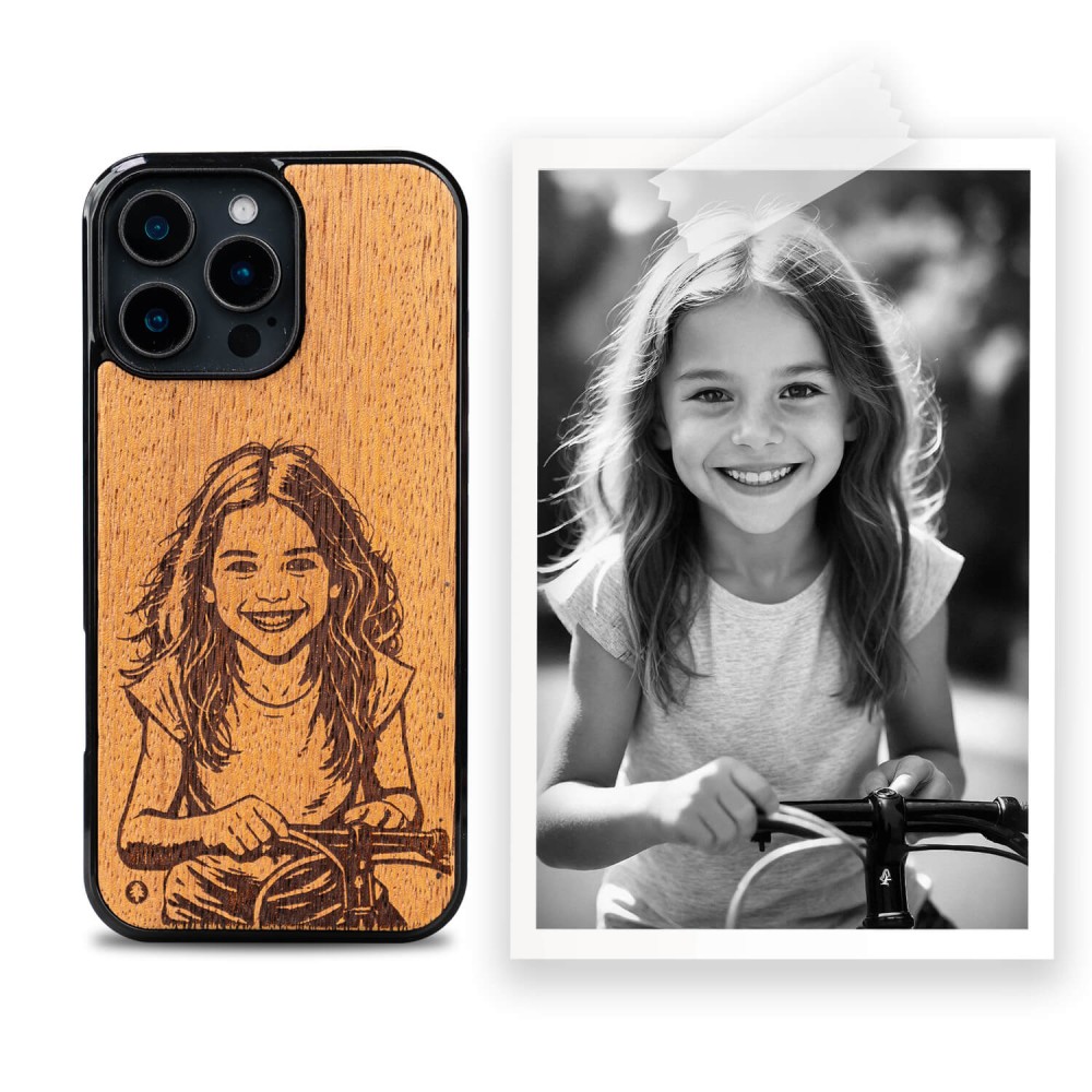 Personalized Wooden Case - Own Engraving - Photo (2)