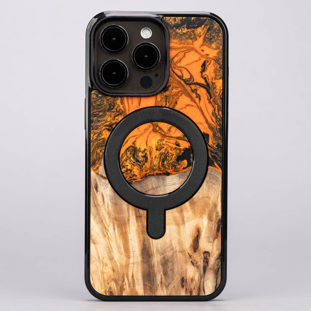 Etui iPhone 15 Pro Max Unique - Orange MAGSAFE - Outlet - Ready 1541 (1)