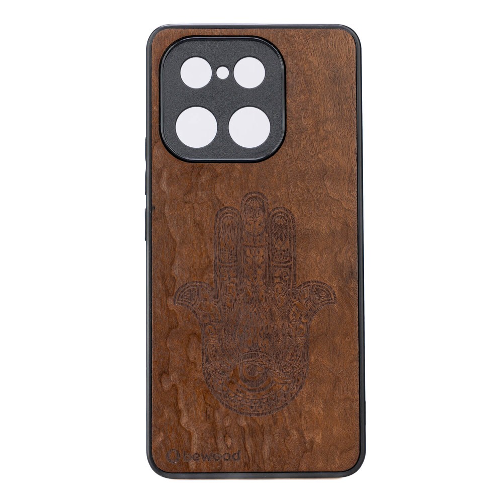 Drewniane Etui Bewood do Realme 16 Pro 5G HAMSA IMBUIA (1)