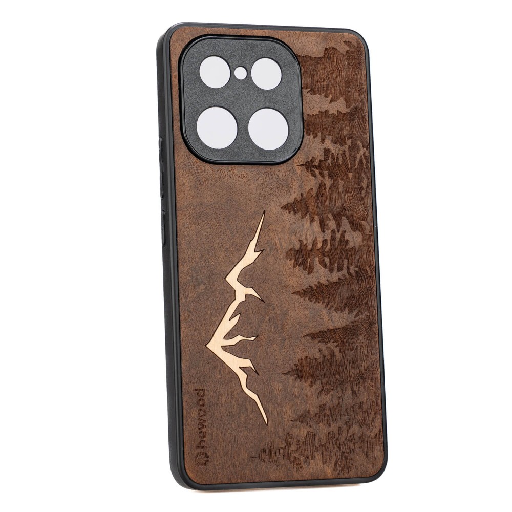 Drewniane Etui Bewood do Realme 16 Pro 5G GÓRY IMBUIA (2)