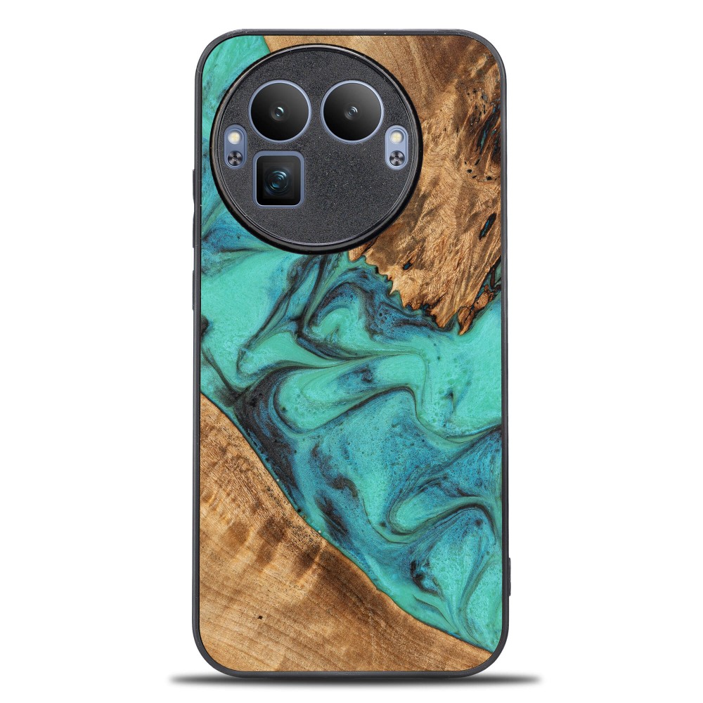 Bewood Resin Case for Realme 8 GT Pro - Turquoise (1)