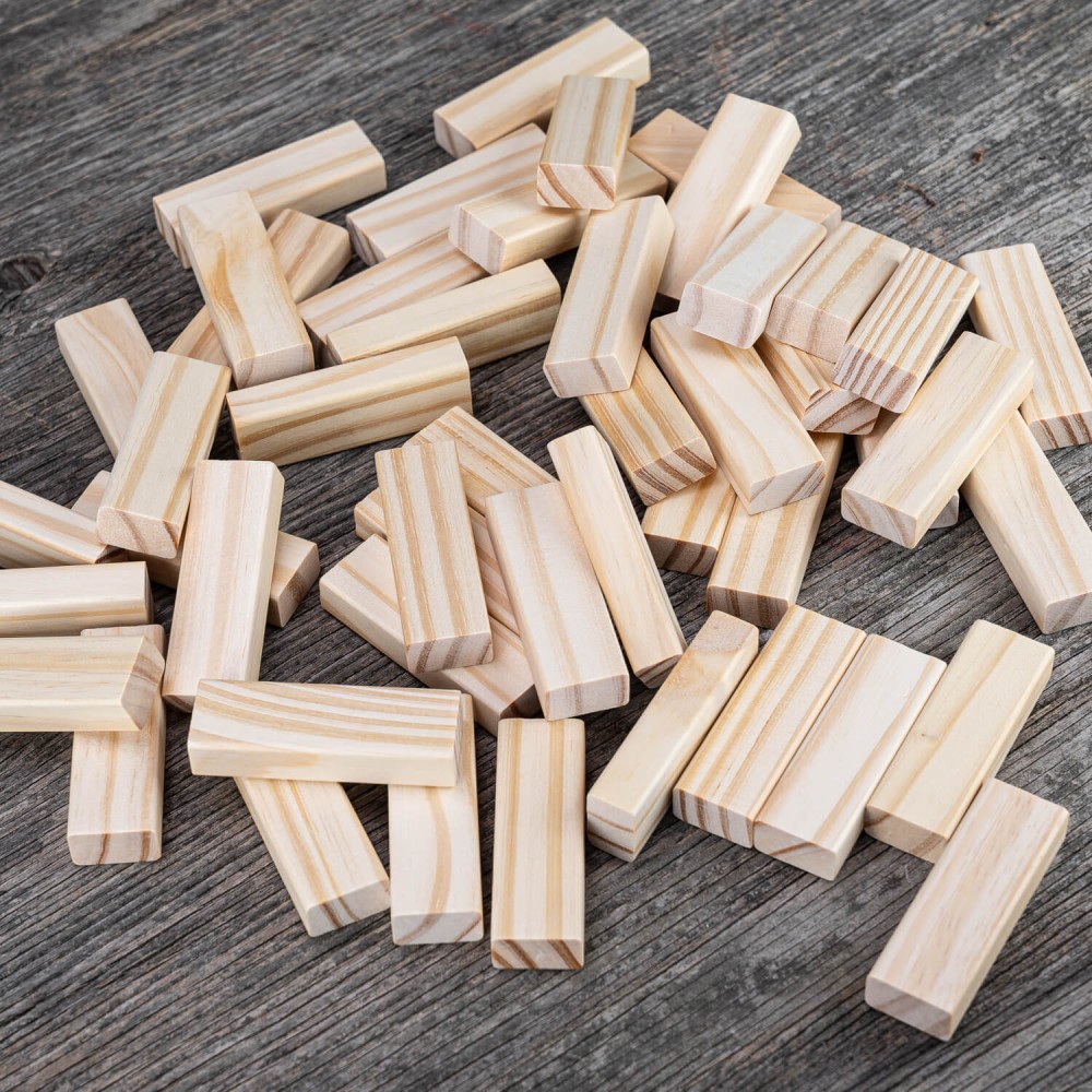 Bewood Wooden Blocks - Jenga Style Tower (4)