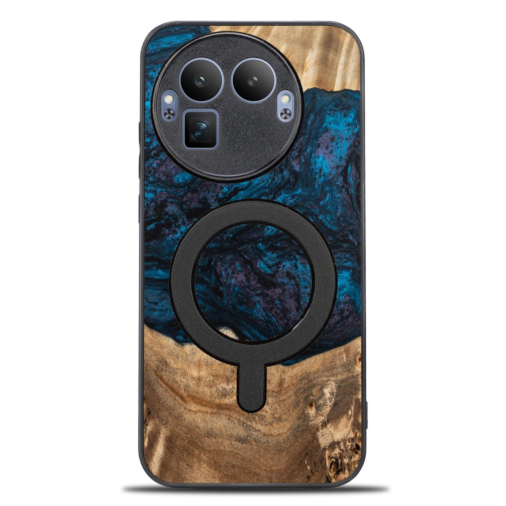 Bewood Resin Case for Realme 8 GT Pro - Planets - Neptune with MagSafe (1)