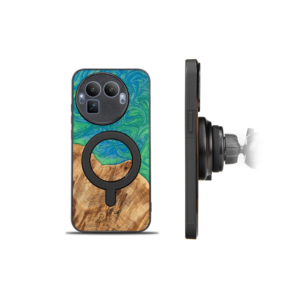 Bewood Resin Case for Realme 8 GT Pro - Neons - Tokyo with MagSafe (2)