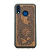 mini: Huawei P20 Lite Compass Merbau Wood Case (1)