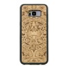 mini: Samsung Galaxy S8+ Aztec Calendar Anigre Wood Case (1)