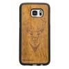 mini: Samsung Galaxy S7 Edge Deer Imbuia Wood Case (1)