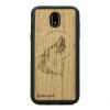 mini: Samsung Galaxy J7 2017 Wolf Oak Wood Case (1)