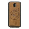 mini: Samsung Galaxy J7 2017 Fox Merbau Wood Case (1)
