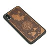 mini: Drewniane Etui iPhone XS Max RÓŻA WIATRÓW MERBAU (2)