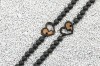 mini: Wooden Bracelet Hearts Merbau Stone (Set of 2 items) (2)
