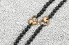 mini: Wooden Bracelet Hearts Anigre Stone (Set of 2 items) (2)