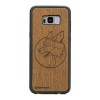 mini: Samsung Galaxy S8+ Fox Merbau Wood Case (1)