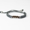 mini: Wooden Bracelet Zodiac Sign - Aquarius - Merbau Cotton (5)