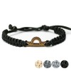 mini: Wooden Bracelet Zodiac Sign - Libra - Anigre Cotton (1)