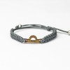 mini: Wooden Bracelet Zodiac Sign - Libra - Anigre Cotton (5)