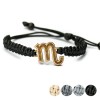 mini: Drewniana bransoletka Znak Zodiaku - Skorpion - Aniegre Pleciona (1)