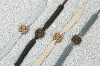 mini: Wooden Bracelet Zodiac Sign - Cancer - Anigre Cotton (2)