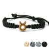 mini: Drewniana bransoletka Znak Zodiaku - Byk - Aniegre Pleciona (1)