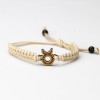 mini: Drewniana bransoletka Znak Zodiaku - Byk - Aniegre Pleciona (3)
