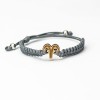 mini: Wooden Bracelet Zodiac Sign - Aries - Anigre Cotton (5)
