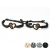 mini: Wooden Bracelet Hearts Merbau Cotton (Set of 2 items) (1)