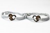 mini: Wooden Bracelet Hearts Merbau Cotton (Set of 2 items) (4)