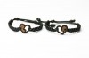 mini: Wooden Bracelet Hearts Merbau Cotton (Set of 2 items) (6)