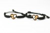 mini: Wooden Bracelet Hearts Anigre Cotton (Set of 2 items) (6)