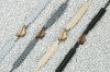 mini: Wooden Bracelet Paper Plane Merbau Cotton (2)