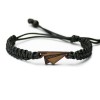 mini: Wooden Bracelet Paper Plane Merbau Cotton (6)