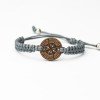 mini: Wooden Bracelet Compass Merbau Cotton (5)