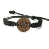 mini: Wooden Bracelet Compass Merbau Cotton (6)