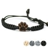 mini: Wooden Bracelet Dog Paw Merbau Cotton (1)
