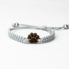 mini: Wooden Bracelet Dog Paw Merbau Cotton (4)