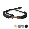 mini: Wooden Bracelet Dog Bone Merbau Cotton (1)