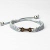 mini: Wooden Bracelet Dog Bone Merbau Cotton (4)